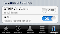Advanced Call Quality Settings